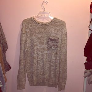 UO oversized fit textured knit sweater with pocket